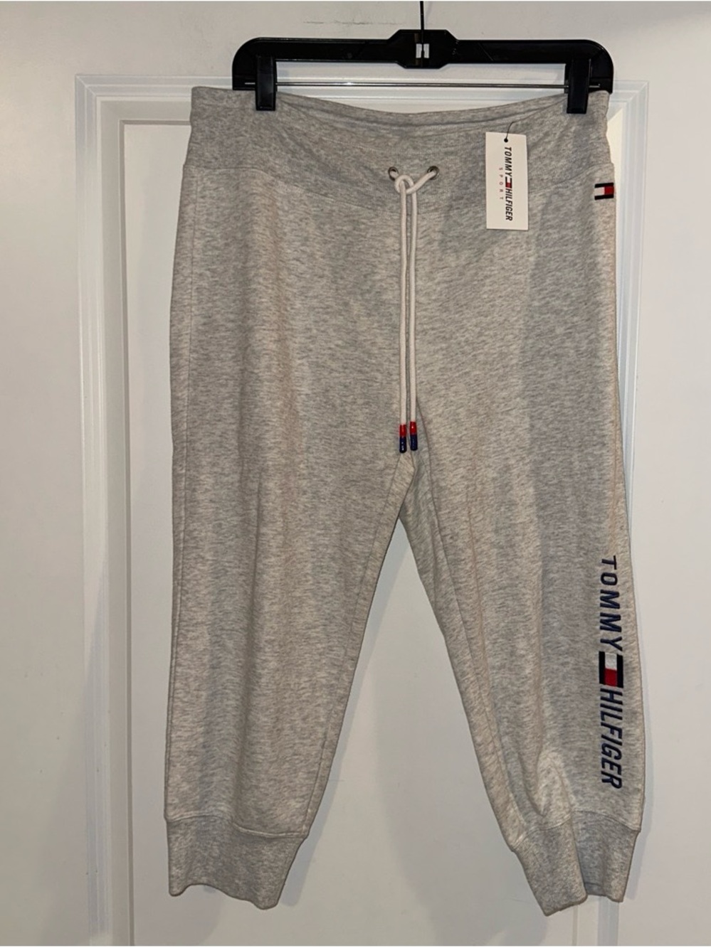 Tommy Hilfiger Light Gray Logo Joggers
